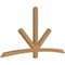 Ekena Millwork Alberta Smooth Timber Gable Bracket, Western Red Cedar, 84"W x 45"H x 3 1/2"D x 3 1/2"F, 13/12 Pitch GBW084X45X0404ALB00SWR - alternate 5